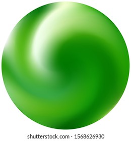 Modern round abstract background. Trendy soft color pastel. Trendy backdrop in style of 90th, 80th. Green smooth elegant colored, and easy editable round gradient template.