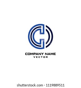 Modern Round C Letter Logo Design