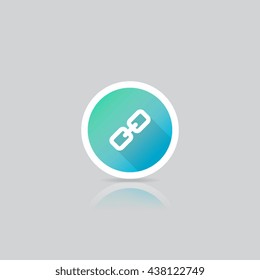 Modern Round Chain or Link Icon