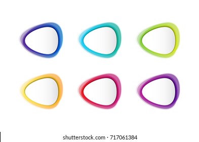 Modern round or circles abstract banners overlay. Graphic banners concept vector design.