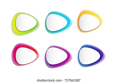 Modern round or circles abstract banners overlay. Graphic banners concept vector design.