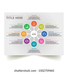 Modern Round Infographic Design Template
