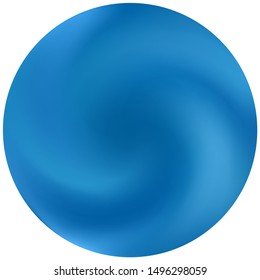 Modern round smooth background. Minimal backdrop in style of 90s, 80s. Trendy soft color pearl. Blue elegant and easy editable colorful fluid cover for your creative projects.