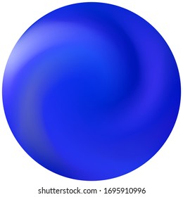 Modern round smooth background. Simple backdrop in style of 90th, 80th. Trendy soft color pastel. Blue elegant and easy editable colorful fluid cover for your creative projects.