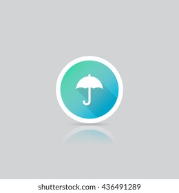 Modern Round Umbrella Icon