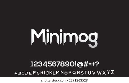 Modern Royal alphabet font. Vintage serif font