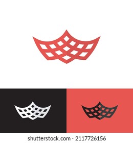 Modern Royal King Queen Logo Template Simple Logo Design. Geometric symbol Logotype concept icon.
