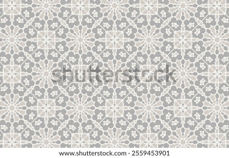 Modern royal style tile wall design pattern