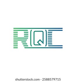 Modern RQC Logo Design. Letter RQC Minimalist, Professional, and Versatile Branding Icon for Business Identity