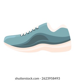 Modern running shoe representing a commitment to exercise and a healthy lifestyle