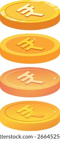 Modern Rupee Coin Vector Set. Isometric 3D Indian Currency Icons, Gold Financial Money Symbol. Banking, Economy, Digital Asset, Savings, Investment, Business, Payment, Wealth, Cash, Exchange, 