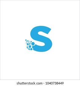 modern  S logo design