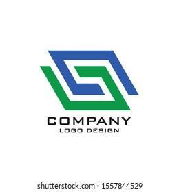 Modern S Symbol Logo Design