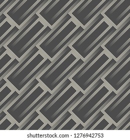 Modern Sacred Geometry Background. Abstract Seamless Pattern. Wrapping Paper Ornament