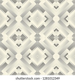 Modern Sacred Geometry Background. Abstract Seamless Pattern. Wrapping Paper Ornament