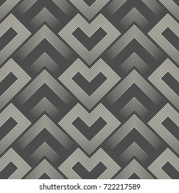 Fondo de Geometría Sagrada Moderna. Patrón azteca abstracto. Ornamento de papel envuelto