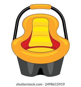 Modern and safe baby car seat waiting for a newborn