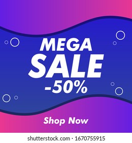 modern sale banner. Big sale colorful gradient tags collection. Vector poster, banner, and labels isolated.