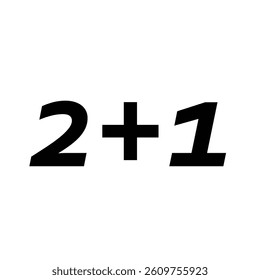 Modern sale banner with bold numbers and shadow effect.