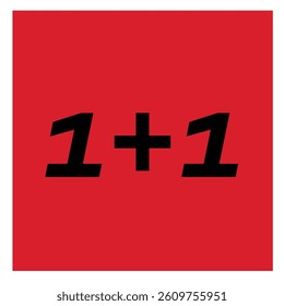 Modern sale banner with bold numbers and shadow effect.