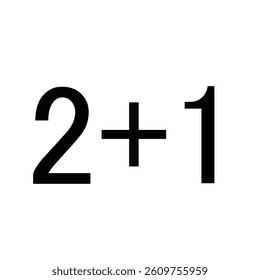 Modern sale banner with bold numbers and shadow effect.