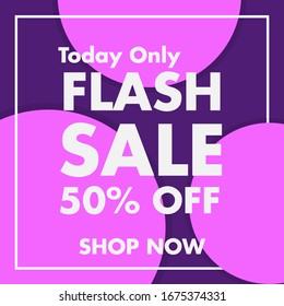 modern sale banner. colorful Flash sale gradient tag. Vector poster, banner, and labels isolated.
