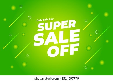 Modern Sale Banner and Poster Background Vector. Editable Text and Color.