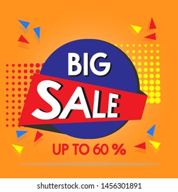 Modern Sale Banner and Poster for Market, Supermarket and Retail.