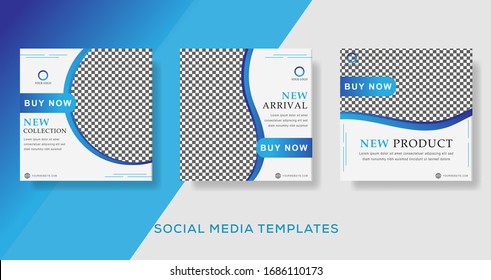 Modern sale banner social media Premium vector