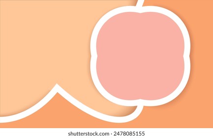 modern sale banner template for social media stories, web page, mobile phone. Sale banner template design special offer. paper color style. abstract 3d pink background. lines background on pink
