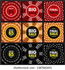 modern sale banner vector collection 