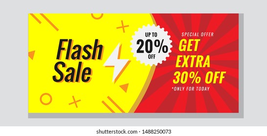 Modern Sale Banners for Social Media Template Vector Background.