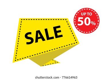 Modern sale  poster vector