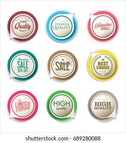 Modern sale sticker collection