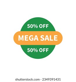 Modern sale tag discount label vector element