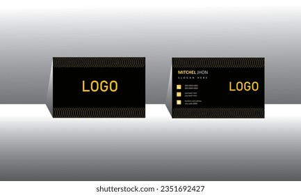 modern and sample business card design. new business card