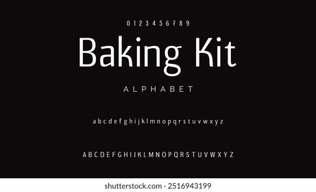 Conjunto moderno de serif san e elegante de tipografia vetorial. Ideal para título, logotipo, cartaz e etc.