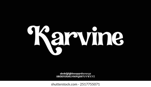 Moderno sans serif e elegante conjunto de tipografia vetorial. Ideal para título, logotipo, cartaz e etc.