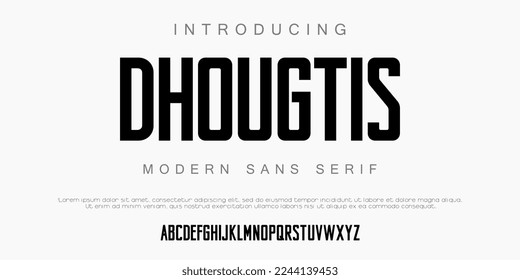 Modern sans serif font, bold style font, Minimal modern urban fonts for logo, brand etc.