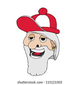 Modern Santa  Looks Young .