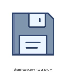 Modern save computer icon emblem