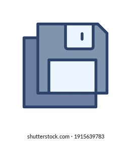 Modern save file icon emblem