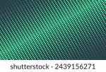 Modern Scaly Halftone Pattern Tilted Texture Turquoise Vector Abstract Background. Ultramodern Minimalistic Art Half Tone Graphical Mint Green Wide Wallpaper. Futuristic Sci-Fi Technology Illustration