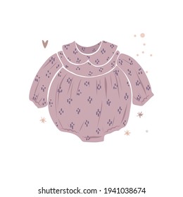 modern scandinavian style. clothes for a newborn baby in bohemian and boho style
