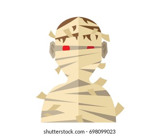 Modern Scary Halloween Flat Avatar Character