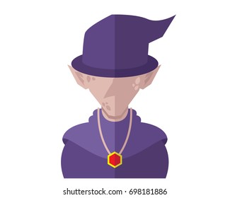Modern Scary Halloween Flat Avatar Character