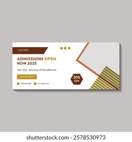 Modern School Admission Banner Template