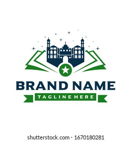 modern school building logo design