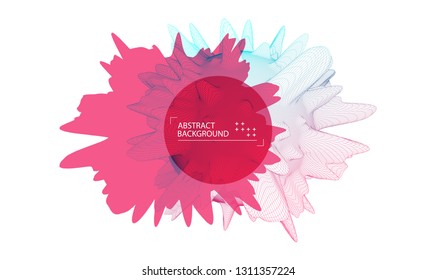 Modern science and technology background. Abstract sphere.