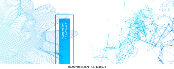 Modern science and technology background. Abstract sphere.